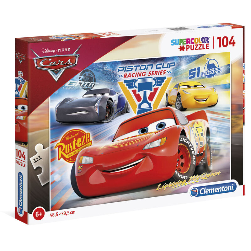 Imagen 2 de Puzzle Cars 3 Disney 104Pzs