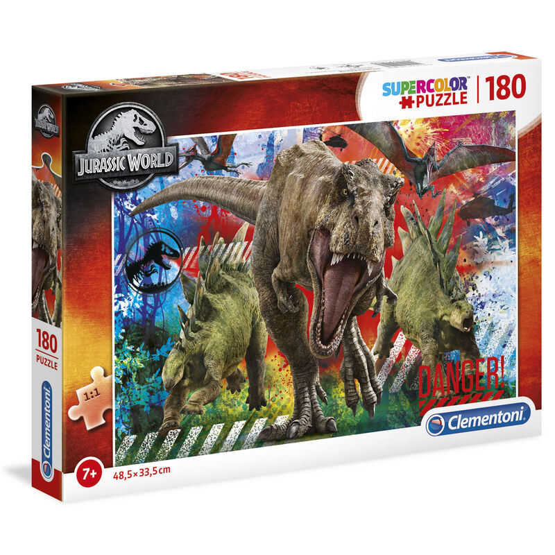 Imagen 2 de Puzzle Jurassic World 180Pzs