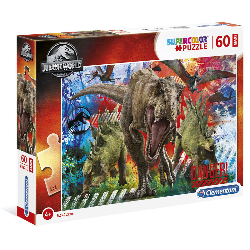Imagen 2 de Puzzle Maxi Jurassic World 60Pzs