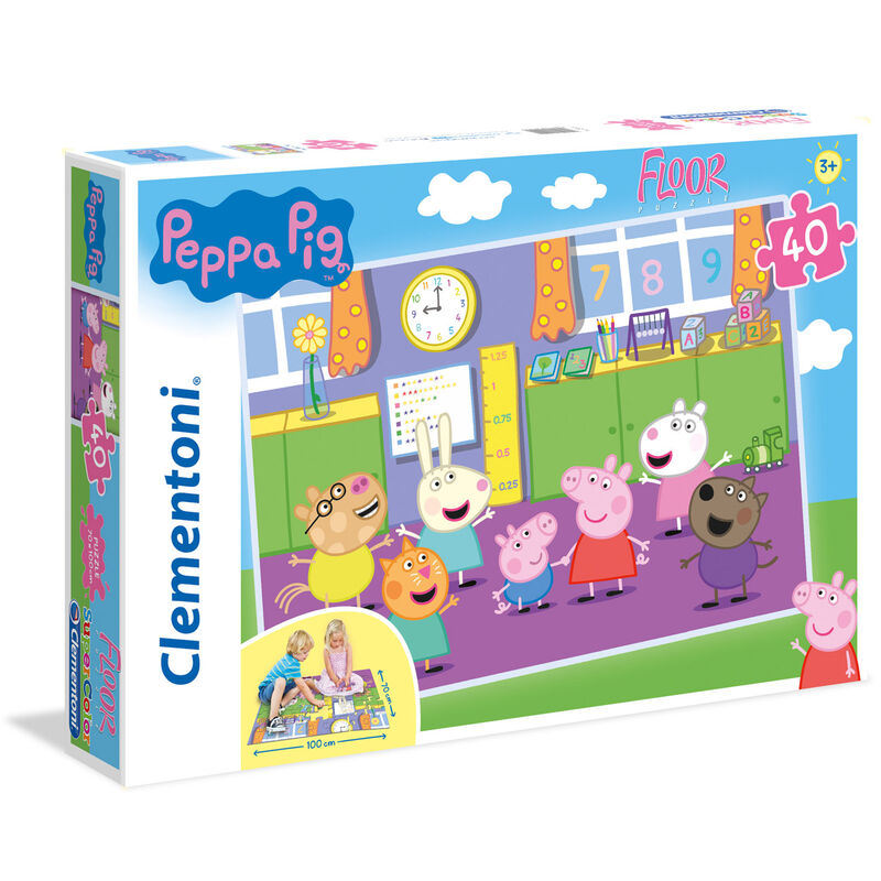 Imagen 2 de Puzzle Floor Peppa Pig 40Pzs