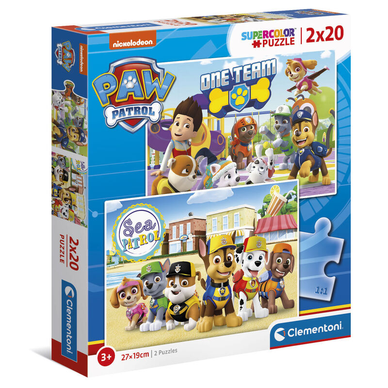 Imagen 2 de Puzzle Patrulla Canina Paw Patrol 2X20pzs