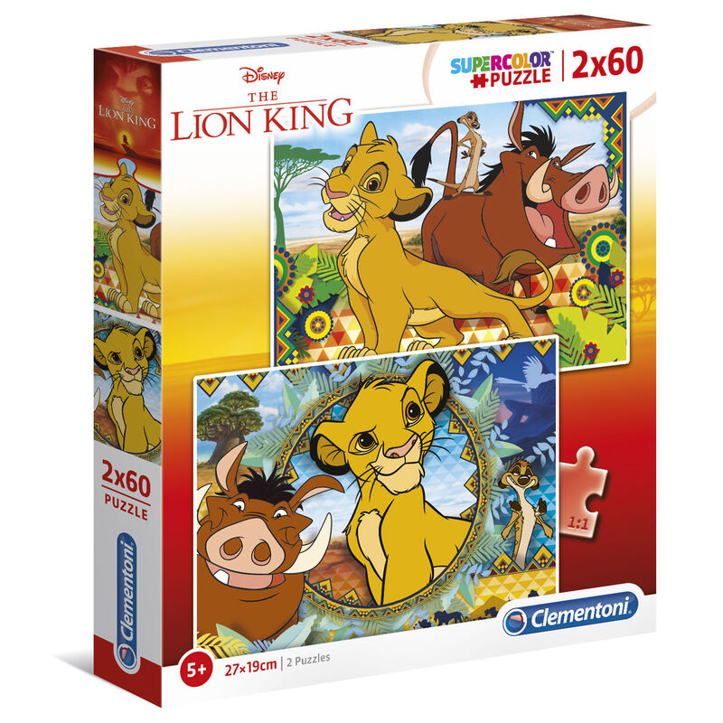 Imagen 2 de Puzzle El Rey Leon Disney 2X60pzs