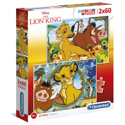 Imagen 2 de Puzzle El Rey Leon Disney 2X60pzs