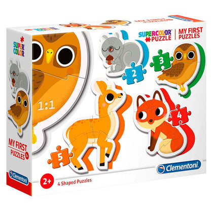 Imagen 2 - Puzzle My First Puzzle Animales Del Bosque 2-3-4-5Pzs