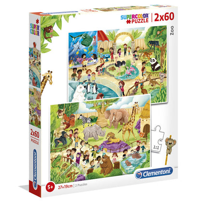 Imagen 2 de Puzzle Zoo 2X60pzs