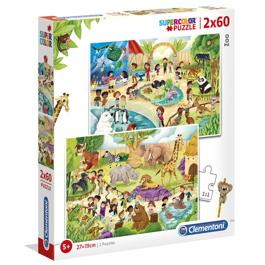 Imagen 2 de Puzzle Zoo 2X60pzs