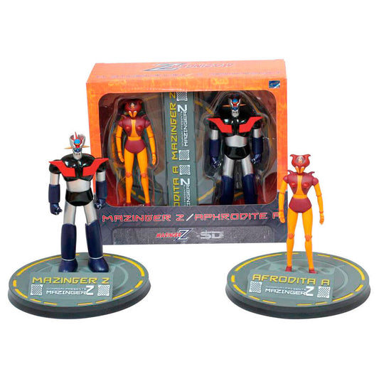 Imagen 1 - Blister 2 Figuras Mazinger Z And Afrodita Mazinger 2 15-18Cm