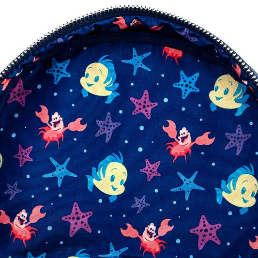 Imagen 1 de Mochila Gondola La Sirenita Disney Loungefly 31Cm