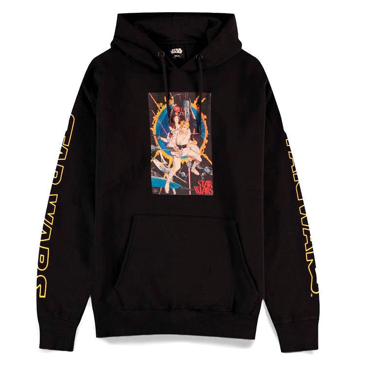 Imagen 2 - Sudadera Capucha Vintage Poster Star Wars
