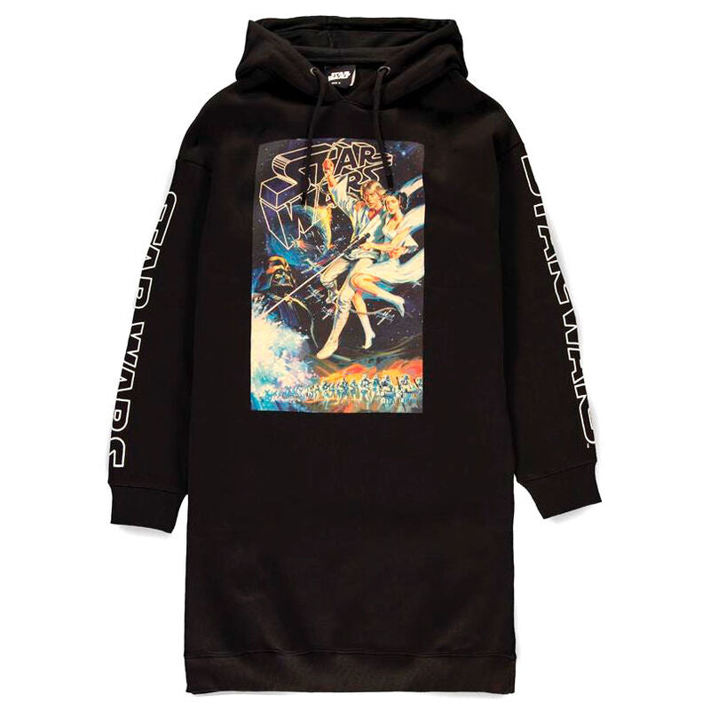 Imagen 2 - Vestido Sudadera Capucha Mujer Star Wars