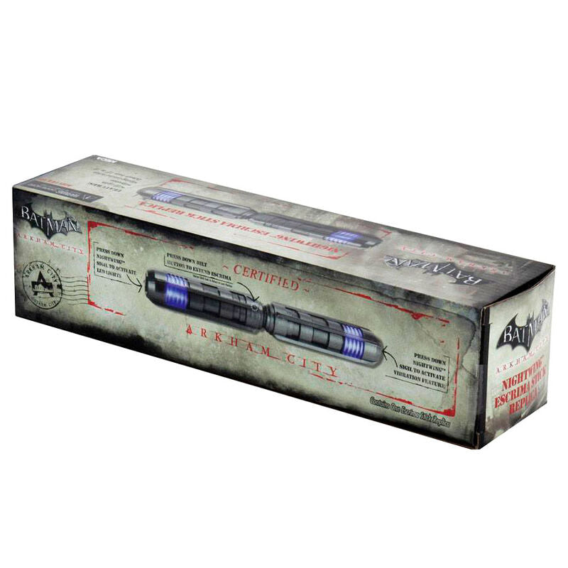 Imagen de Baston De Escrima De Nightwing Arkham Knight Batman Dc Comics 46Cm parte de nuestra colección en Espadas y más, sitio oficial.