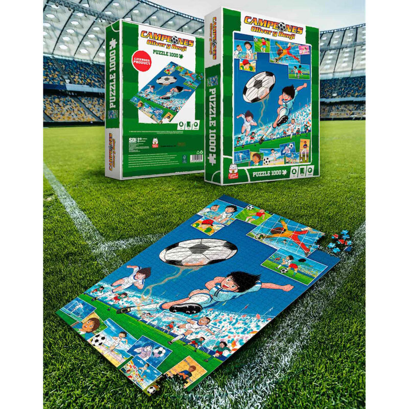 Imagen 1 - Puzzle Newpi Vs Francis Campeones Oliver Y Benji 1000Pzs