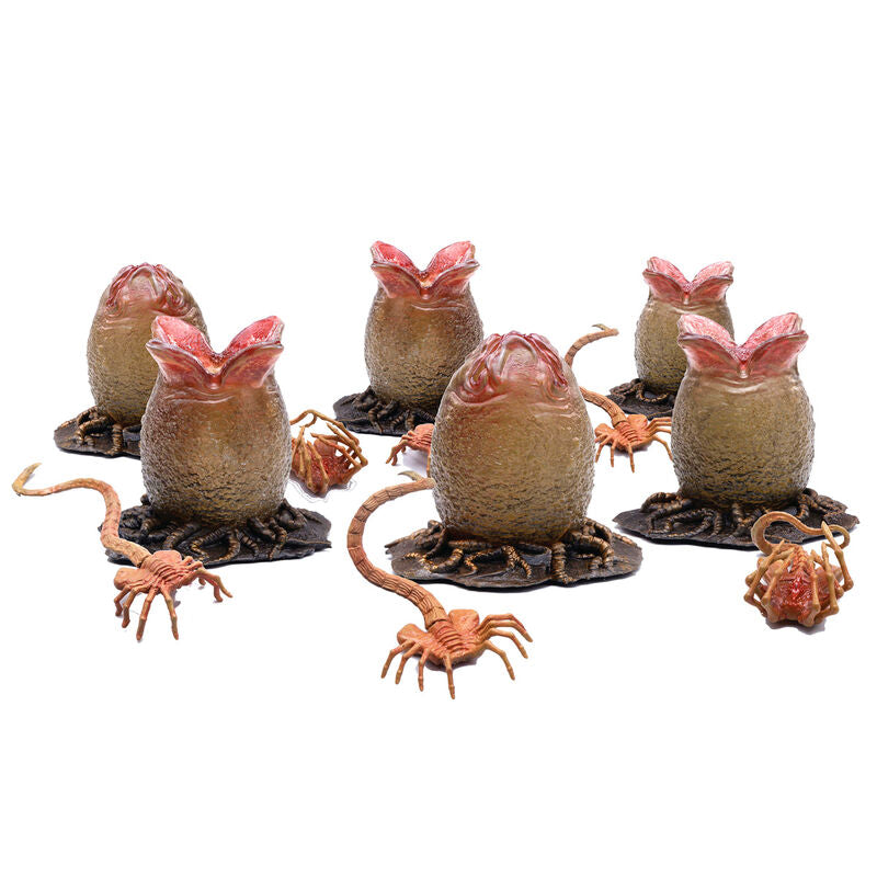 Imagen 1 de Set 6 Figuras Ovomorfos Y Facehuggers Alien