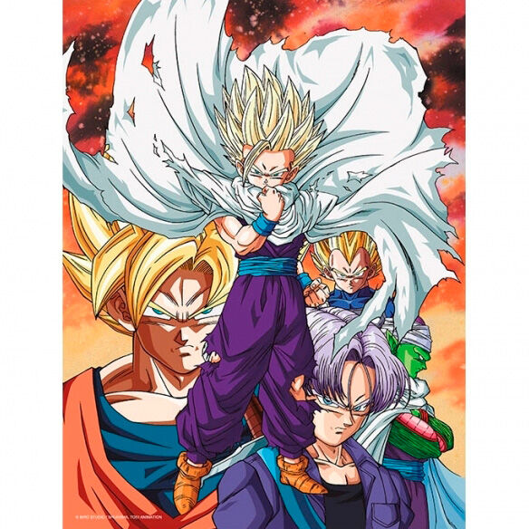 Imagen 1 de Poster Cristal Heroes Vs Cell Dragon Ball Z