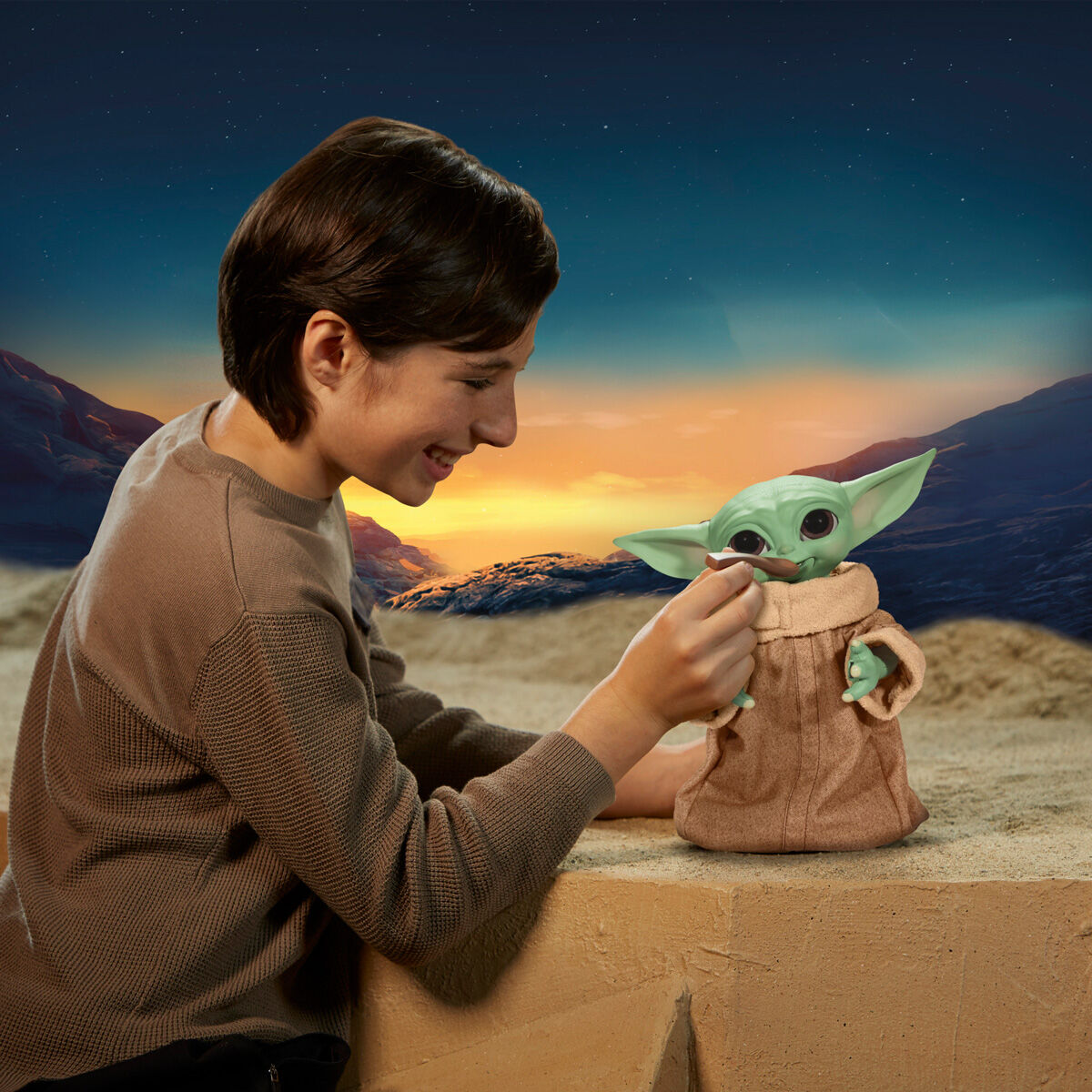 Imagen 9 de Figura Animatronic Baby Yoda The Child Mandalorian Star Wars