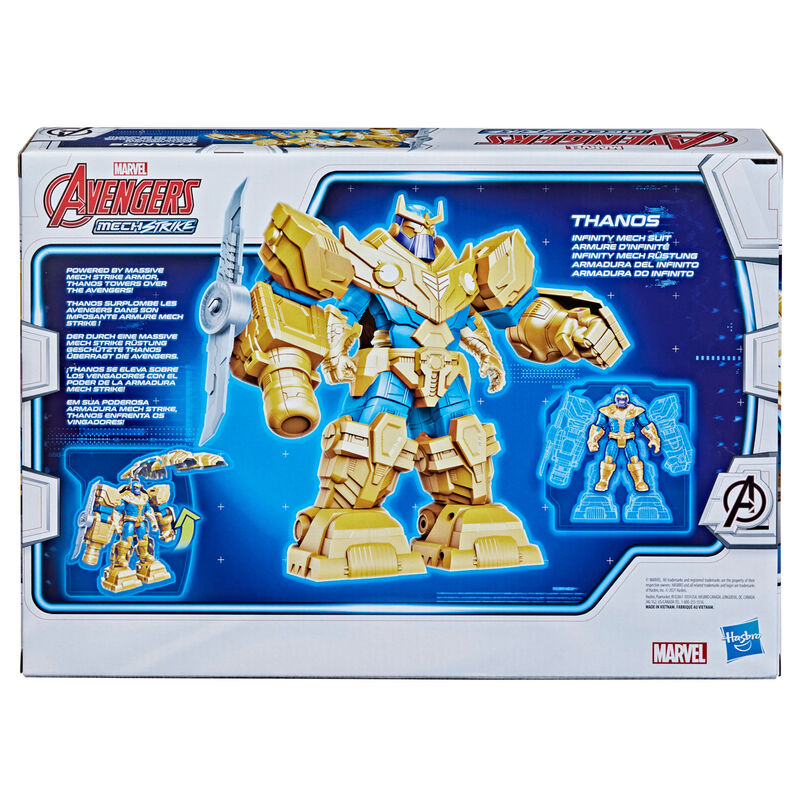 Imagen 1 de Blister Figuras Thanos Mech Vengadores Avengers Marvel 17Cm