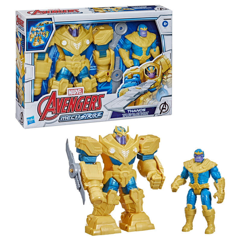 Imagen 3 de Blister Figuras Thanos Mech Vengadores Avengers Marvel 17Cm