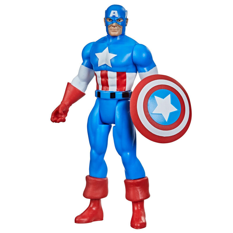 Imagen 3 de Figura Retro Capitan America Marvel 9,5Cm