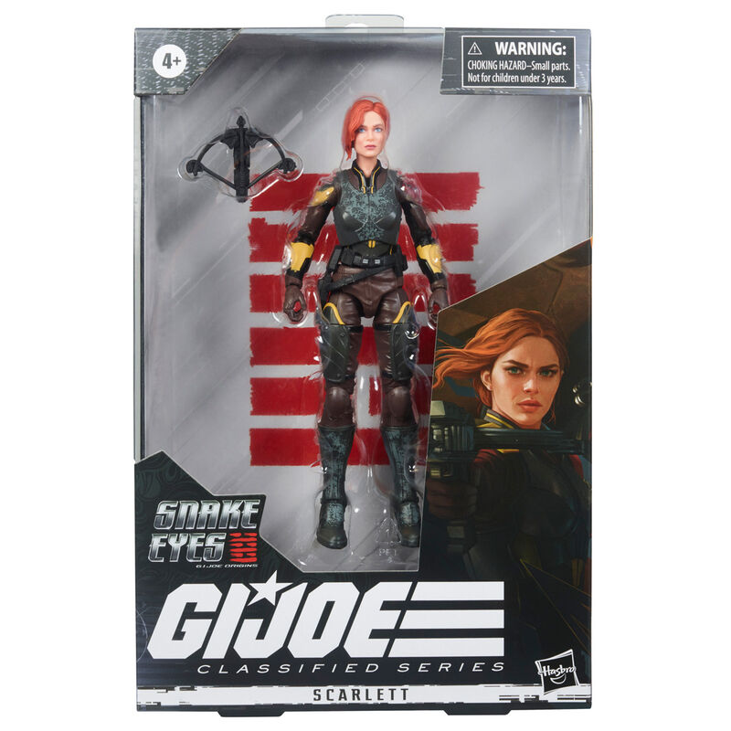 Imagen 4 de Figura Scarlett 20 G.I. Joe Classified Series - Snake Eyes: G.I. Joe Origins 15Cm