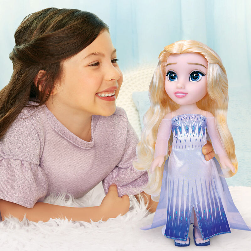 Imagen 1 - Muñeca Elsa Reina De Las Nieves Frozen 2 Disney 38Cm