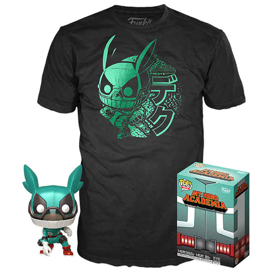 Imagen 1 - Set Figura Pop & Tee My Hero Academia Deku With Helmet