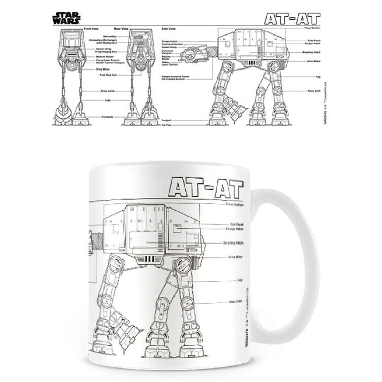 Imagen 1 de Taza At-At Sketch Star Wars