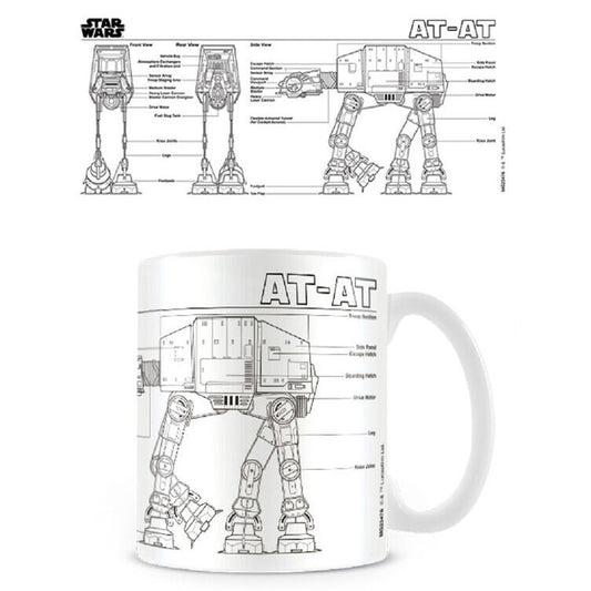 Imagen 1 de Taza At-At Sketch Star Wars