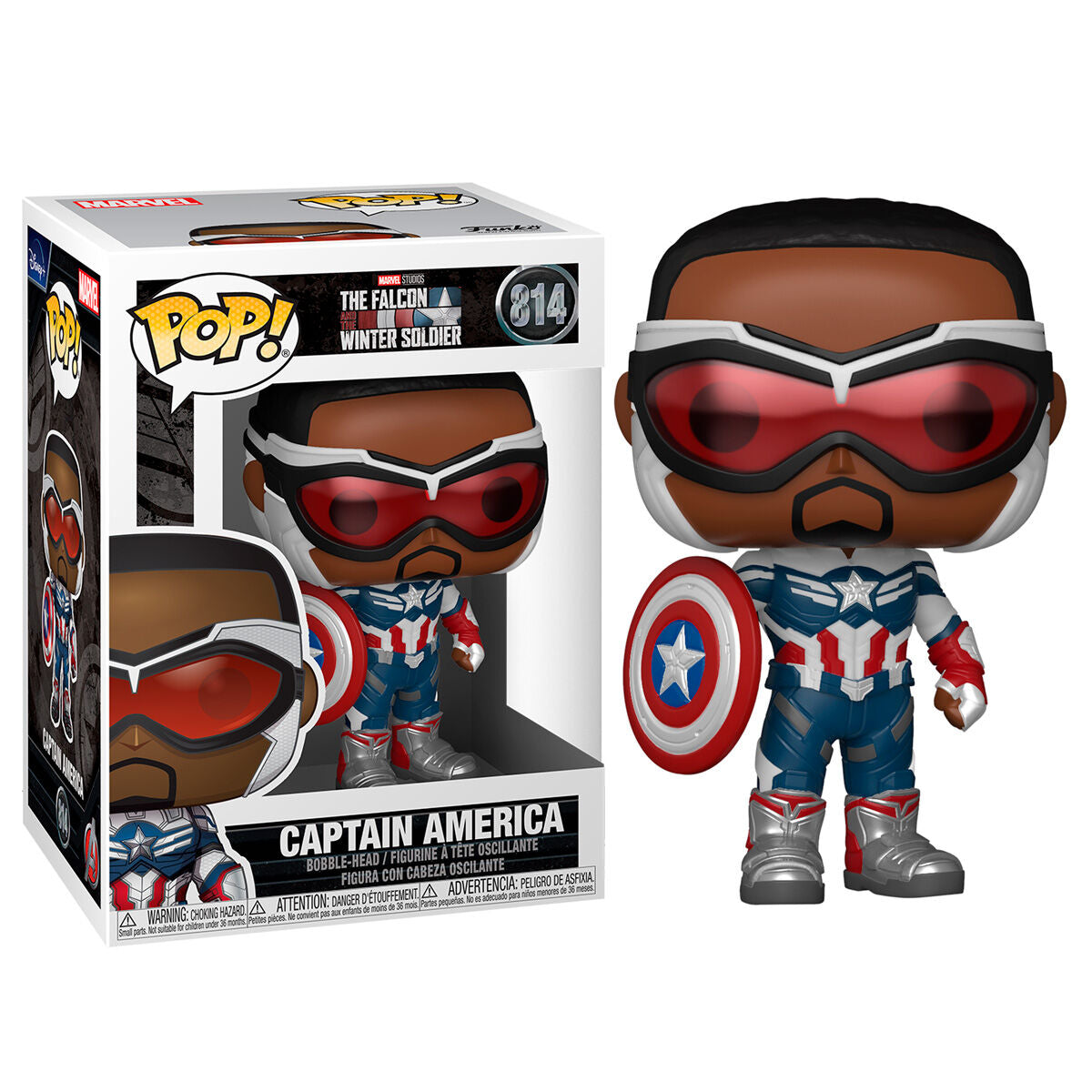 Imagen 1 de Figura Pop Marvel The Falcon & Winter Soldier Captain America