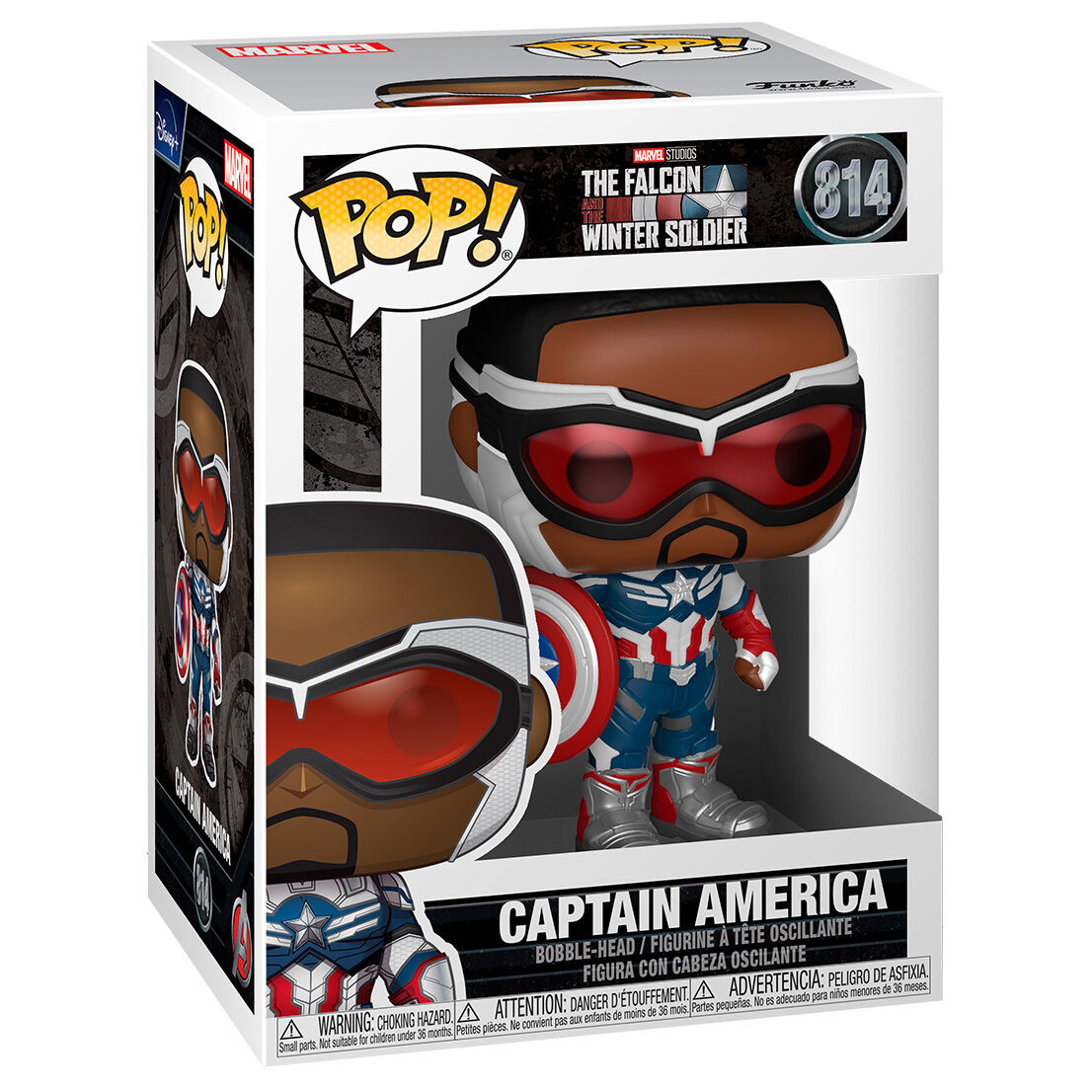 Imagen 3 de Figura Pop Marvel The Falcon & Winter Soldier Captain America