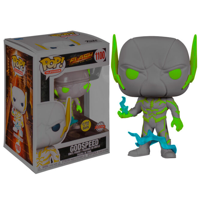 Imagen 2 de Figura Pop Dc Comics The Flash Godspeed Glow In The Dark Exclusive