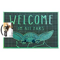 Imagen de Felpudo Welcome Im All Ears Yoda The Child Star Wars The Mandalorian parte de nuestra colección en Espadas y más, sitio oficial.