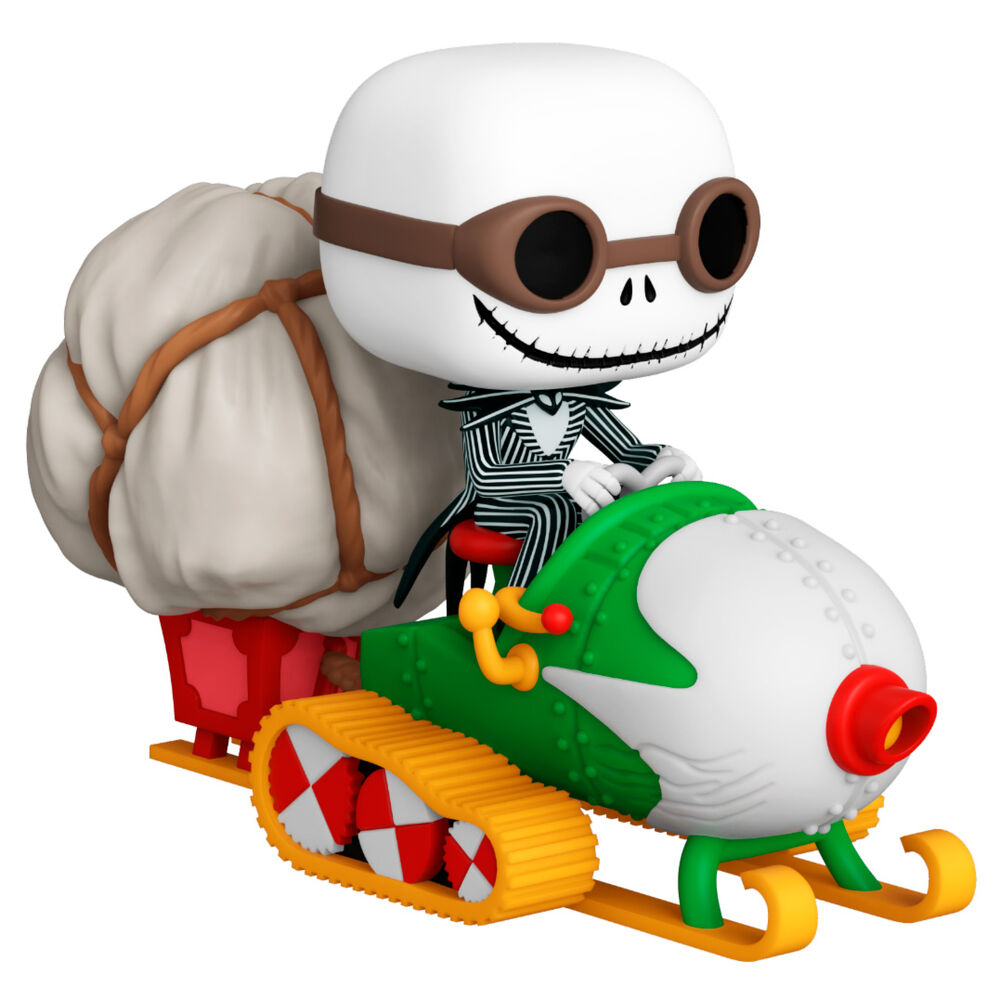 Imagen 1 de Figura Pop Ride Pesadilla Antes De Navidad Jack With Goggles & Snowmobile