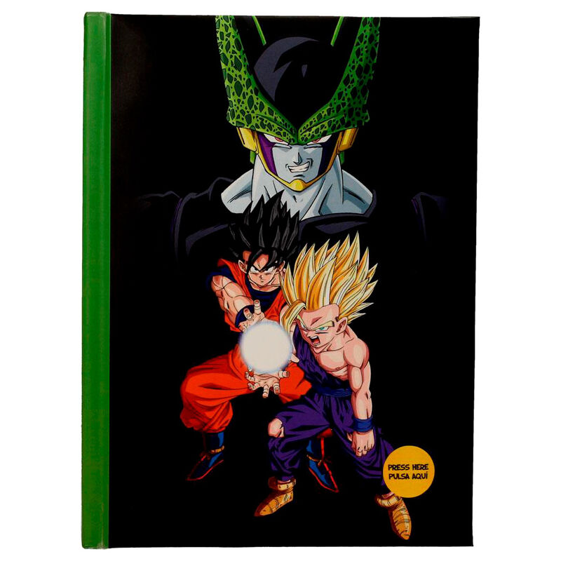 Imagen 1 de Cuaderno A5 Cell Final Battle Dragon Ball Z Con Luz