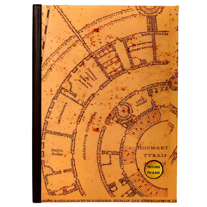 Imagen 1 de Cuaderno A5 Mapa Del Merodeador Harry Potter