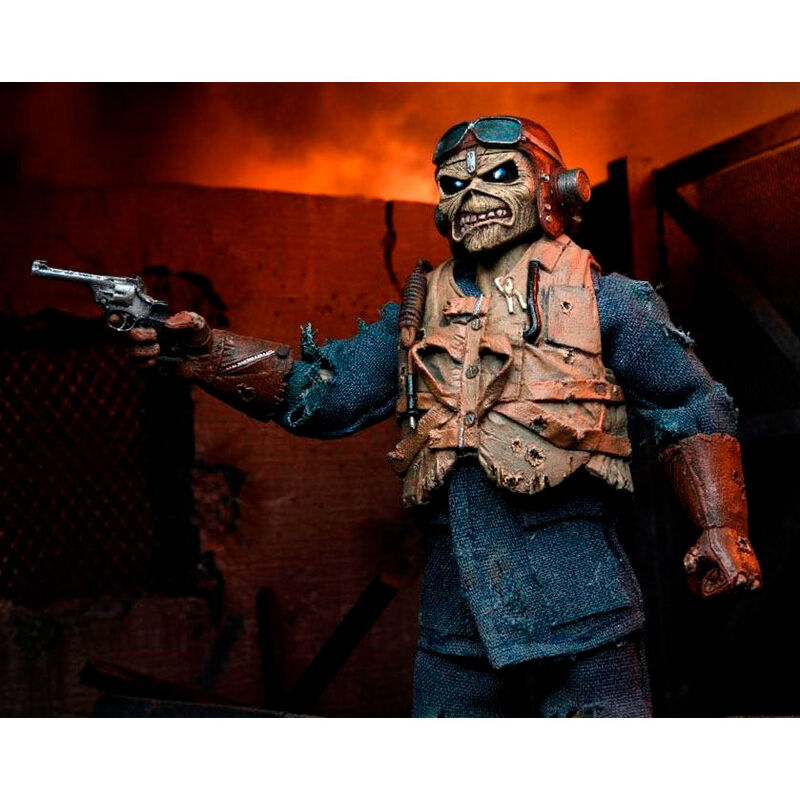 Imagen de Figura Eddie Aces High Iron Maiden 20Cm parte de nuestra colección en Espadas y más, sitio oficial.