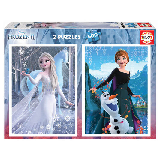 Imagen 1 de Puzzle Frozen 2 Disney 2X500pzs