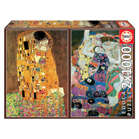 Imagen 1 de Puzzle Klimt 2X1000pzs