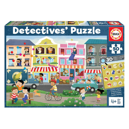 Imagen 1 de Puzzle Detectives Ciudad 50Pzs