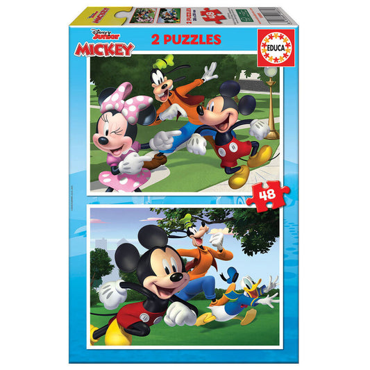 Imagen 1 de Puzzle Mickey And Friends Disney 2X48pzs