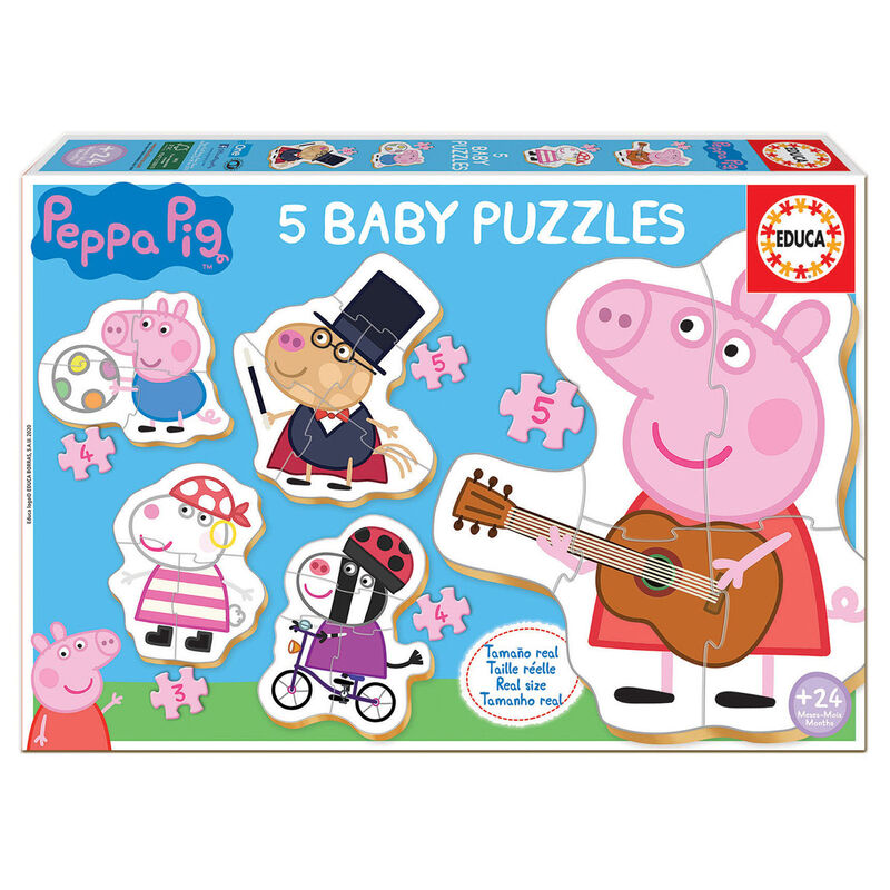Imagen 1 de Puzzle Peppa Pig 3-5Pzs