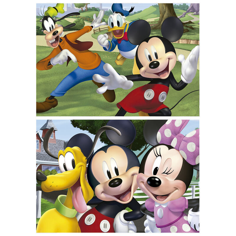 Imagen 2 de Puzzle Mickey And Friends Disney Madera 2X50pzs