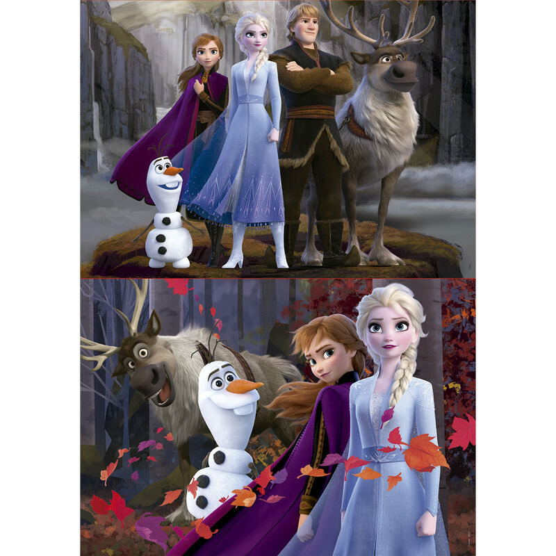 Imagen 2 de Puzzle Frozen 2 Disney 2X100pzs