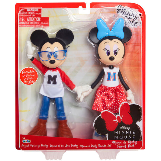 Imagen 1 de Blister 2 Muñecas Minnie And Mickey Mouse 24Cm