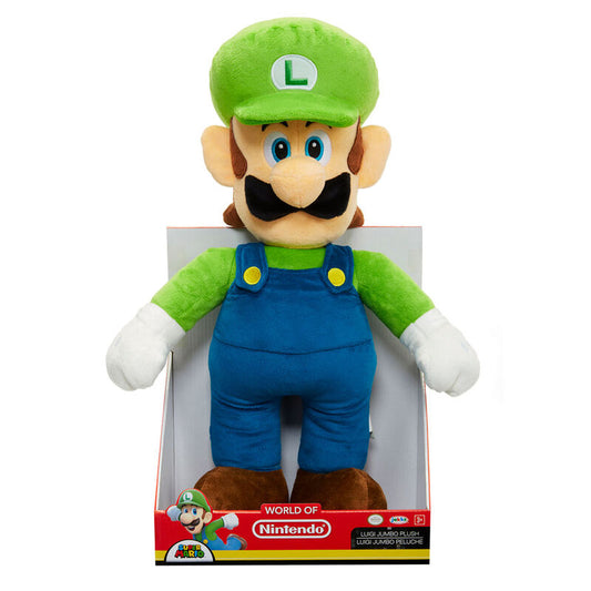 Imagen 1 de Peluche Jumbo Luigi Super Mario Nintendo 50Cm