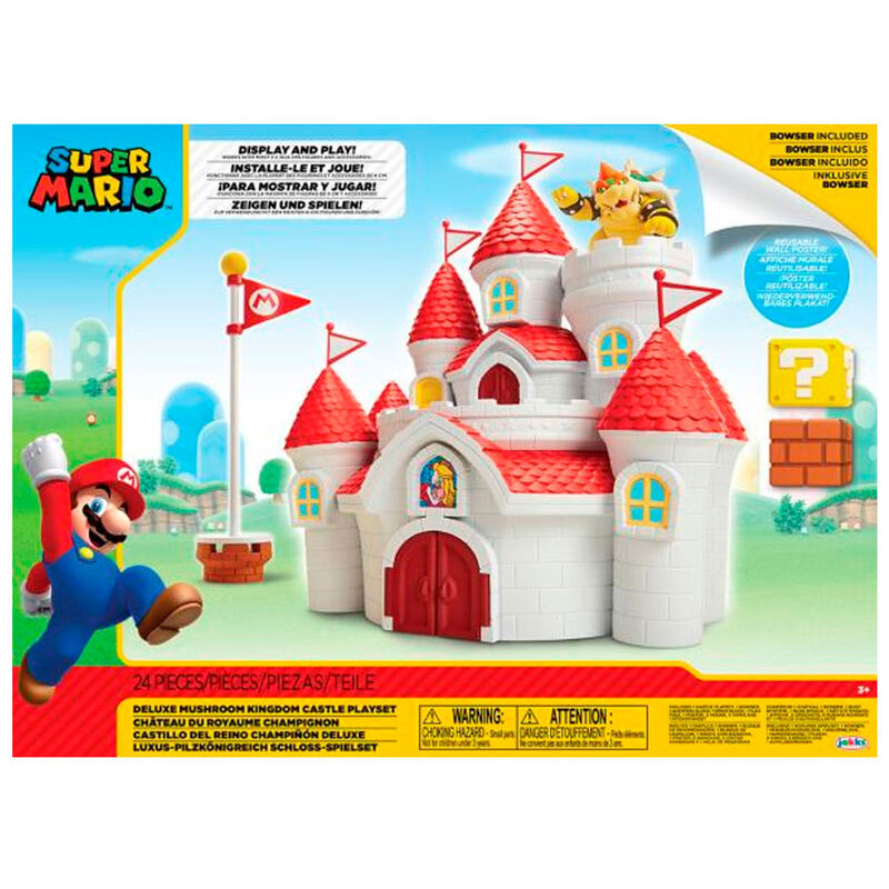 Imagen 1 de Playset Mushroom Kingdom Castle Mario Bros Nintendo