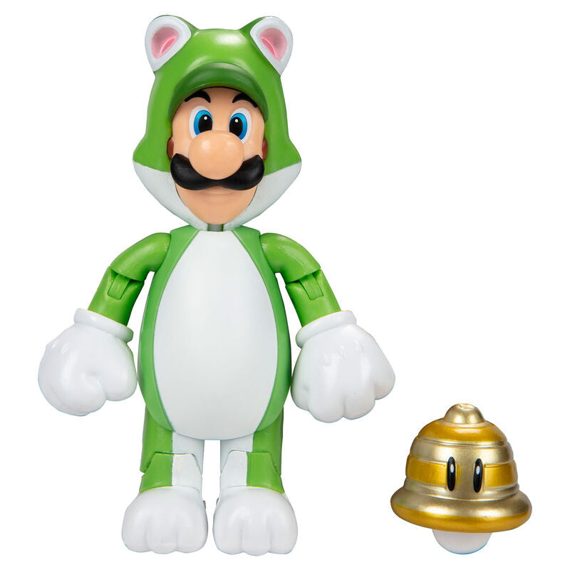 Imagen 2 de Figura Luigi Felino Super Mario Nintendo 10Cm