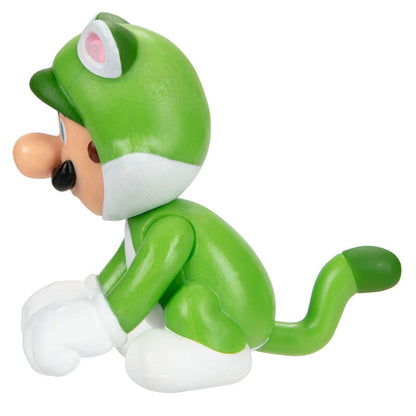 Imagen 4 de Figura Luigi Felino Super Mario Nintendo 6,5Cm