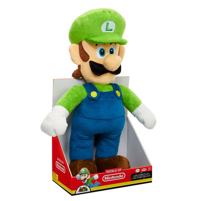 Imagen 4 de Peluche Jumbo Luigi Super Mario Nintendo 50Cm
