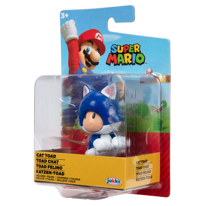 Imagen 6 de Figura Toad Felino Super Mario Nintendo 6,5Cm