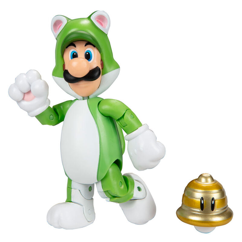 Imagen 6 de Figura Luigi Felino Super Mario Nintendo 10Cm